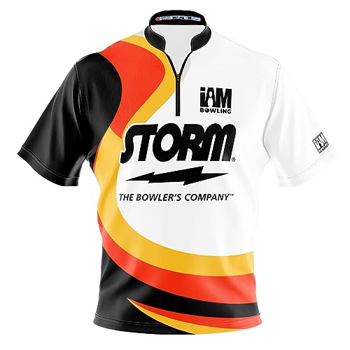 Logo Infusion Dye-Sublimated Bowling Jersey (Sash Collar) - I AM Bowling Fun Design 2008-ST - Storm (Men's M)