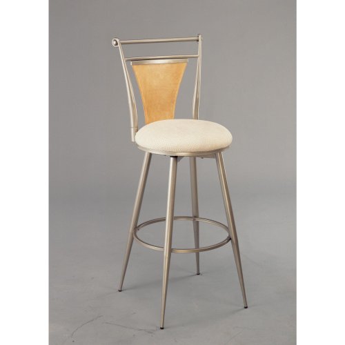 Hillsdale Furniture London Swivel Bar Stool, Champagne #TOP16