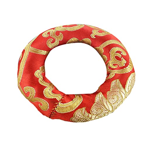 DRESSOOS Buddha Klangschalenkissen Klangschalenkissen Schalenmatte Klangschalenzubehör