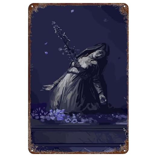 FYELVO Blasphemous Poster Spiel Retro Lustiges Metallschild Blechschilder Blechschild, Outdoor Home Wanddekoration 20,3 x 30,5 cm