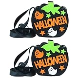 [LIFKOME] 2個 ハロウィンバッグ クロスボディバッグ ハロウィンクロスボディ財布 ハロウィンキッズバッグ ハロウィンショルダーバッグ ハロウィンメッセンジャーバッグ かぼちゃのハンドバッグ