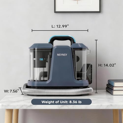 Portable Carpet Upholstery Cleaner for Furniture, Pet Stains, Car Interiors - image 8