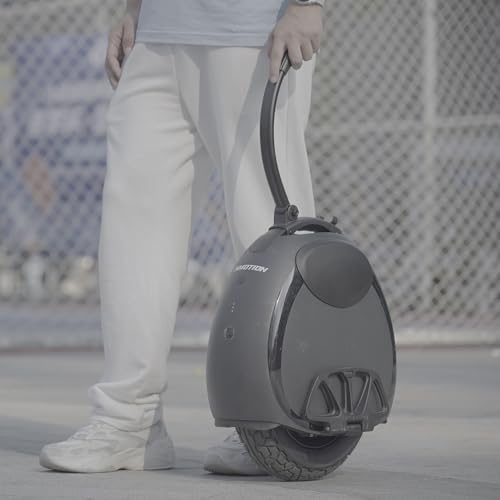 Inmotion Gyroroue Electrique V6, Adulte, Noir, Moteur 500W, Autonomie jusqu'à 30km, Vitesse bridée 25km/h, Pneu Tubeless 14\, Noire
