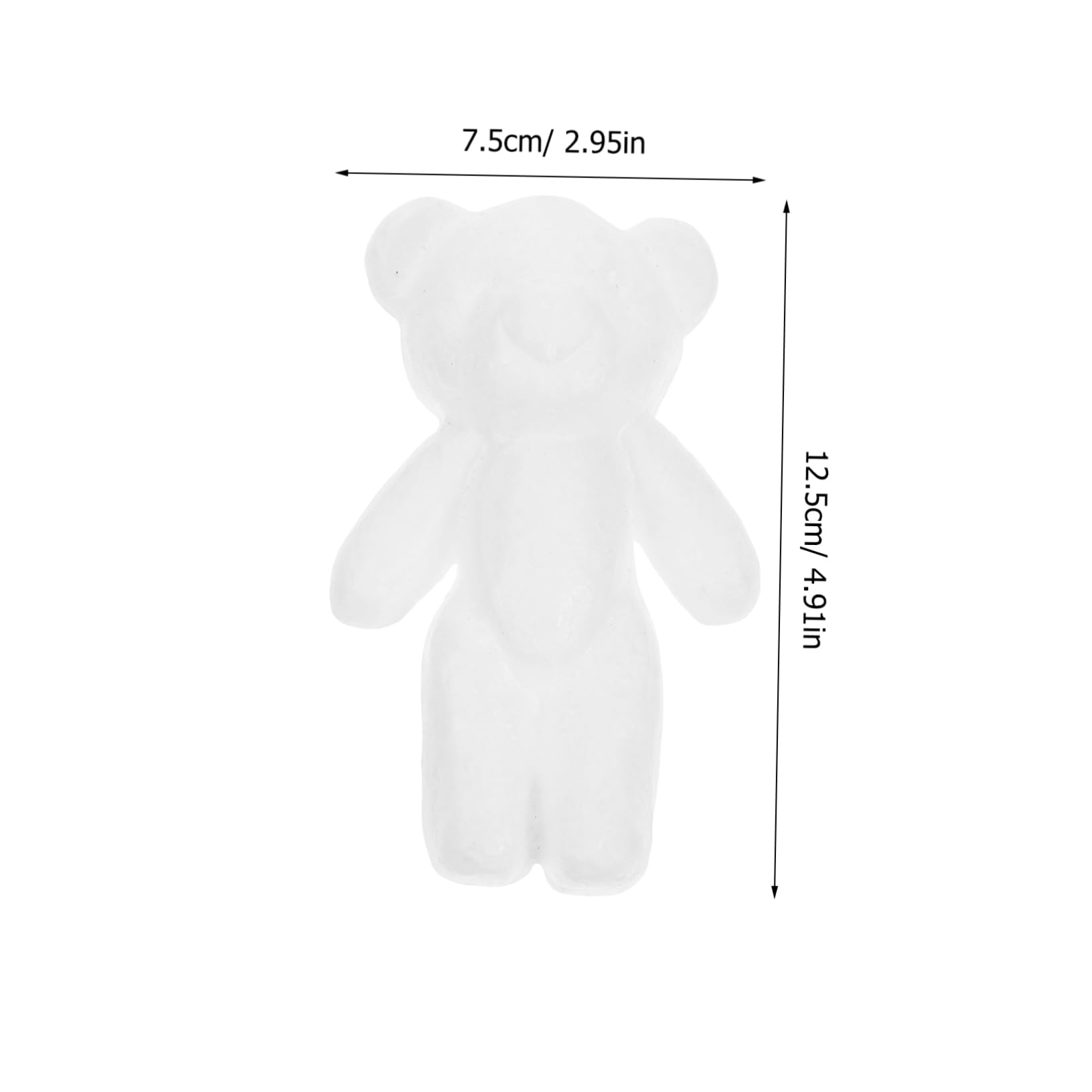 Orso Di Schiuma Fai Da Te - Modello Creativo Per Decorazioni E Lavoretti