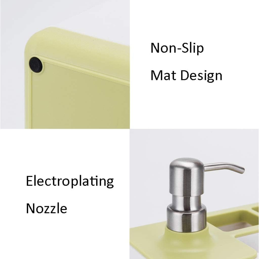 Lotion Dispenser Plastic Bathroom Dispenser Shampoo Shower Gel Lotion Bottle Multi-Functional Soap Dispenser Soap Dispenser(Grey)