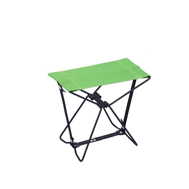 Gorocking 折りたたみ椅子 アウトドア 軽量 コンパクト 携帯イス 収納袋付き 釣り キャンプ 登山 (グリーン, 小サイズ)