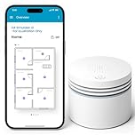 QKF Smoke Detector, Require Zigbee Hub, Smoke Alarms with 85dB Siren & LED Indicator, 10 Year Service Life, Compatible with Home Assistant, Alexa