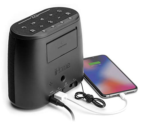 Ihome Ibt234 Dual Alarm Clock Fm Radio Bluetooth Speaker, Voice Control Siri And Google Assistant, With Usb Charging Station/Phone Chargers For Bedrooms #TOP2