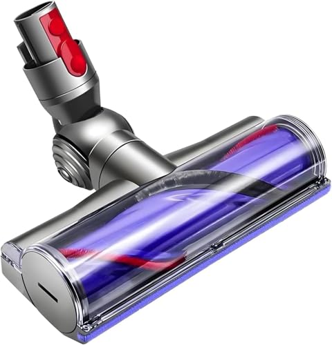 Cepillo Motorizado para Dyson V7 V8 V10 V11 V15 SV10 SV11 SV12 SV14 Aspiradoras, Cepillo de Cabezal Limpiador de Cabezal de turbina para Dyson para Moquetas y Suelos Duros