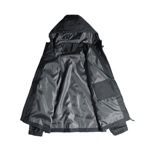 GIOPSQ Chaquetas impermeables para hombre conjunto de chándal Du-Cati traje para correr al aire libre suéter con capucha y pantalones conjunto informal de Montañismo deportivo/b4/M - imagen 5