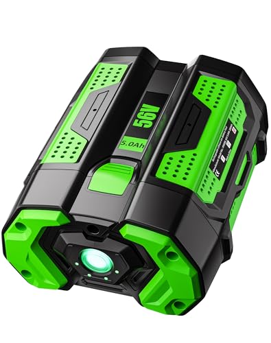 Image of 5.0Ah Replacement for EGO 56V Battery BA2800T BA4200T BA5600T 1Pack | Compatible with EGO 56 Volt Battery BA1400T BA2800 BA6720T Power Tools