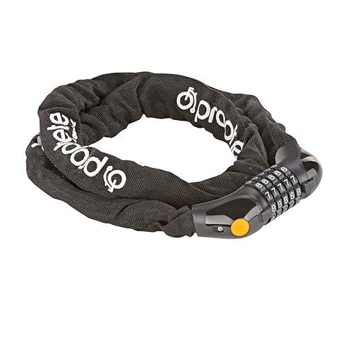 Prophete Fahrradschloss, Zahlen-Kettenschloss, 5-facher Code, Länge 120...