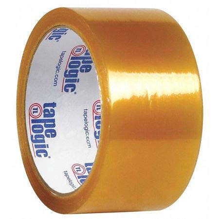 2' x 110 yds. Clear (6 Pack) #53 PVC Natural Rubber Tape