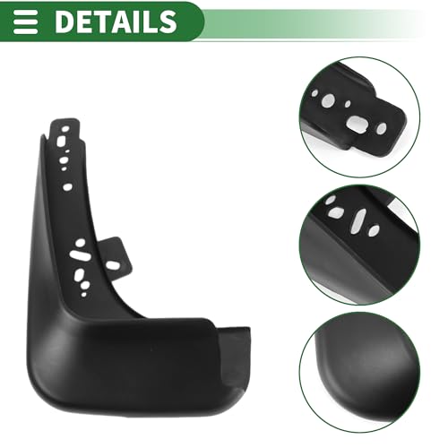 Image of Motoforti Mud Flaps Splash Guards Mud Guards for Chevrolet New Aveo 2011-2013 W /Mount Accessories