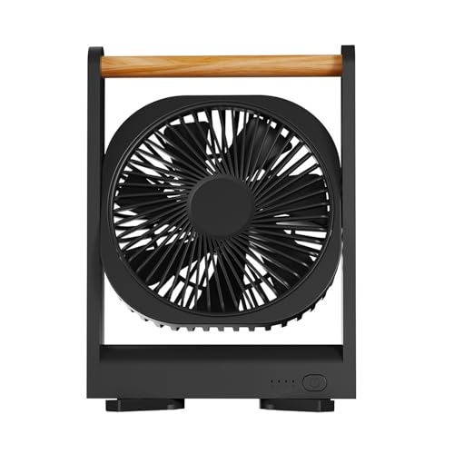 ANMITI Ventilador de mesa con opción de 4 velocidades, solución de refrigeración, textura adecuada para una refrigeración silenciosa y eficaz
