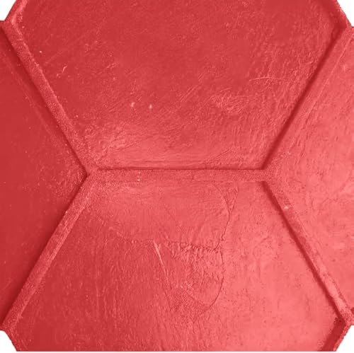 Molde de hormigón texturizado hexagonal para moldes de cemento de terrazas y aceras 6