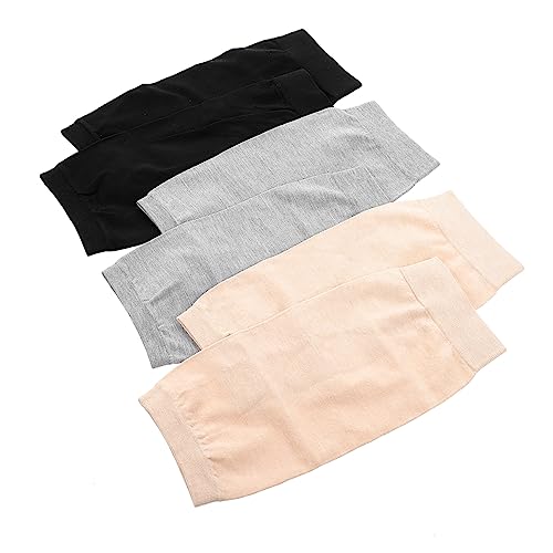 GOOHOCHY 3 Pairs Elbow Guards Elastic Breathable Covers for Comfort and Protection for Sports and Daily Activities Includes Skin Tone and Options