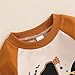 Baby Halloween Outfit Children'S Halloween Jumpsuits Comfortable Fashionable Baby Jumpsuits Tan Long Sleeve Outfits For Toddler Orange 9-12 Months