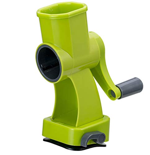 3 In 1 Trommelreibe,KäSereibe Mit 3 Edelstahltrommeln Spiralschneider GemüSeschneider GemüSehobel,FüR Tomaten, Zwiebeln KäSe Gurken Usw