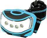 VARTA Outdoor Sports Head Light 4X LED de 5mm, robusta (a prueba de caídas hasta 2 m) y carcasa a prueba de salpicaduras (IPX4)