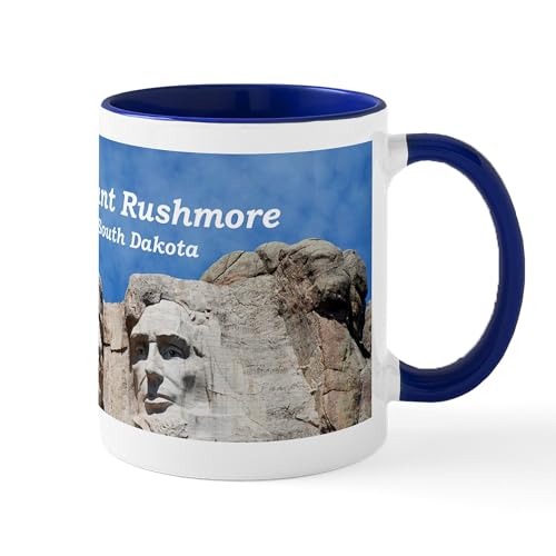 Taza de cerámica 11 oz Mount Rushmore miniatura 1