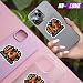 (Pack of 3) 3 Inches Walk Peace World Peace Monks with Aloka Dog Sticker, Peaceful Walk Waterproof Vinyl Stickers for Laptop Water Bottle Tumbler Phone Notebook Car