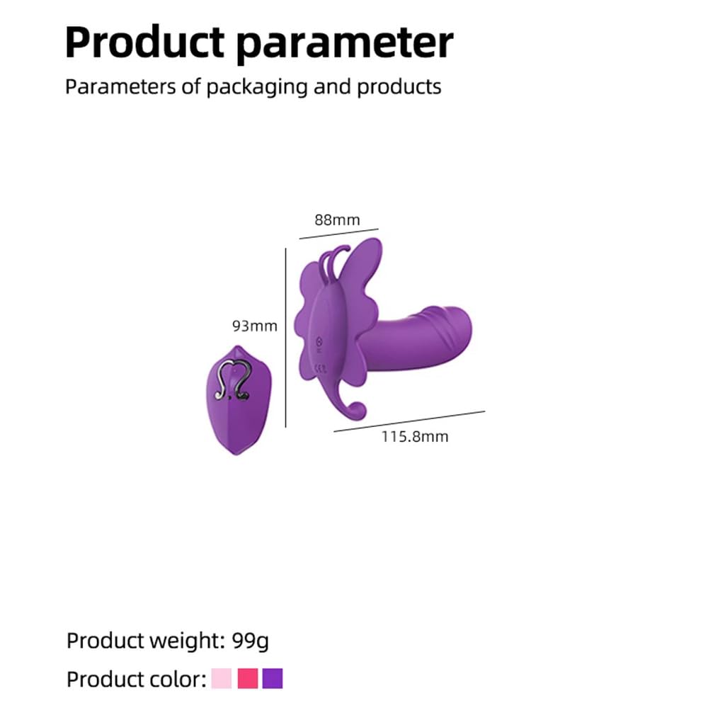 Vibratore Vibratore a farfalla indossabile telecomandato Vibratori a dildo Per Donne G-spot Clitoride Mutandine a farfalla Uovo vibrante Giocattoli del sesso