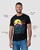 INTO THE AM Graphic Tees for Men S - 4XL Premium Short Sleeve Colorful T-Shirts Trippy Space Designs, Floral Orbit, XXXXL #2