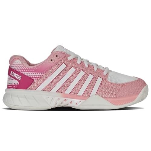 K-Swiss Women's Express Light Pickleball Shoe 5.5 Raspberry Sorbet/Cloud Dancer