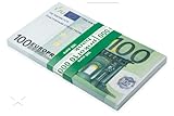 DenYorkStore Copy 100 Euro Bills Play Pretend and Birthday Parties Pr op Mon ey