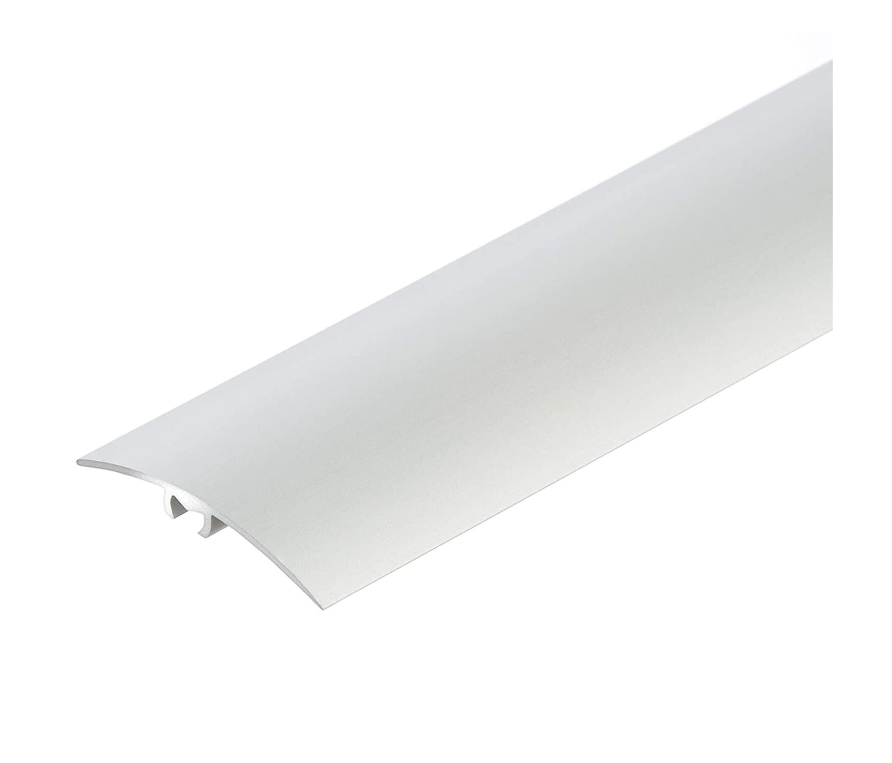 Cezar Silver Eb-Sta-F++Aluminium Carpet Cover Threshold Transition Strip 0.93M Door Floor Trim Tmw Profiles (930X50mm)