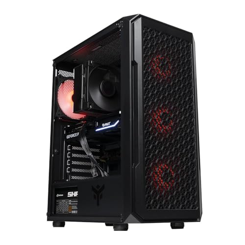 BREUNOR Chaos - Ordenador de Sobremesa Gaming Ryzen 5 5600 6 núcleos hasta 4,40 GHz, RX 7600XT 16GB, Ram 32Gb DDR4 3600MHz, SSD NVMe 1000GB, Windows 11 Pro, PC Gamer