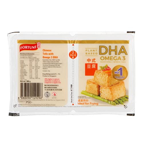 Fortune Traditional Chinese Tofu with Omega 300g - Chilled