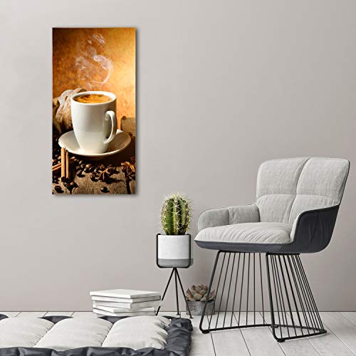 Image tableau photo décorative une tasse de café brun 50x100 cm salon - 4