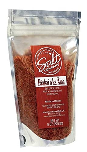 Sal Paakai O Ka Aina Red Alaea 8 onzas Hawaiian Island miniatura 1