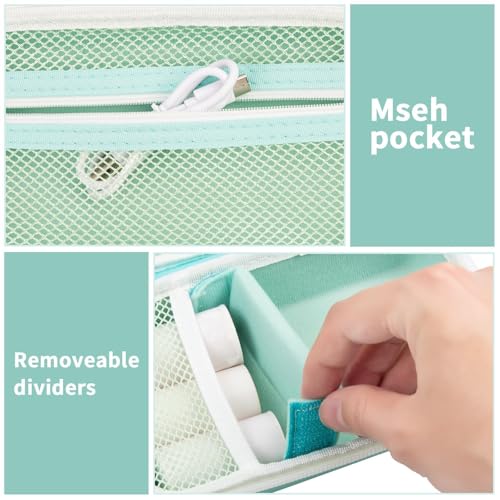 Estuche para cámara instantánea color verde menta miniatura 3