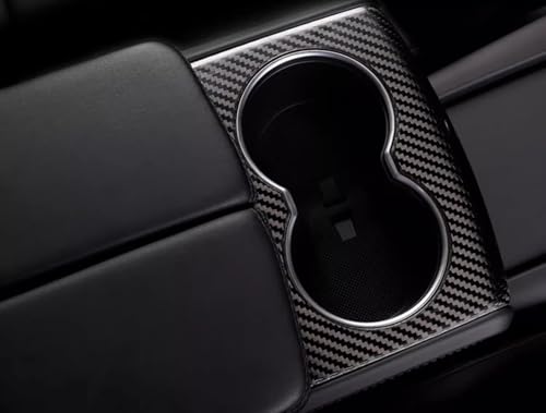 Portavasos Interior para Tesla Model X y S 2016-2020 ABS 4PCS miniatura 2