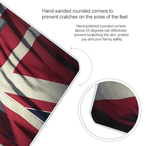 Báscula Digital de Baño con Bandera USA UK y Cinta Métrica miniatura 4