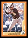 Baseball Trading Card MLB 2021 Topps Big League Orange #165 Luis Campusano NM Near Mint RC Rookie Padres