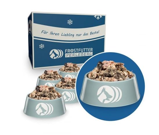 Frostfutter Perleberg Pansen-Bundle | 25 kg grüner Pansen vom Rind | Hochwertige Rohfleischfütterung für Hunde | Sicher gekühlt geliefert | 1 x gegartes Komplettmenü | Made in Germany