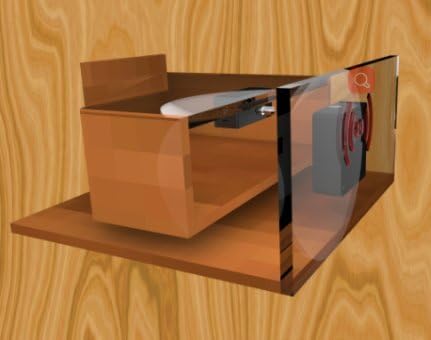 Lock Connection™ RFID Hidden Cabinet/Drawer Lock 13.56mhz