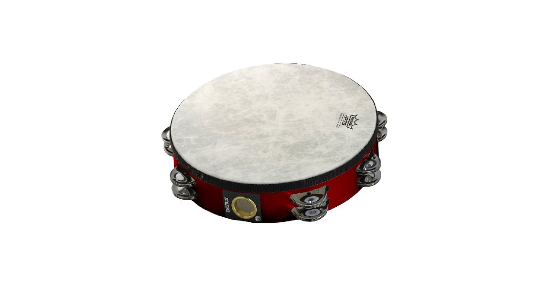 Amazon.com: Remo Fiberskyn Tambourine - Quadura Deep Red, 8