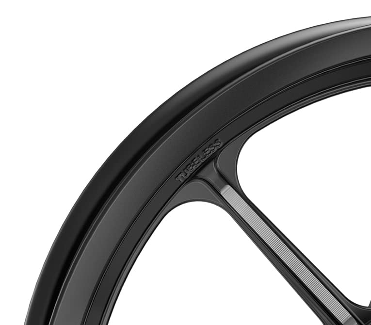 Image of Royal Enfield 1990612 Black Alloy Wheels-Dual for Classic 350