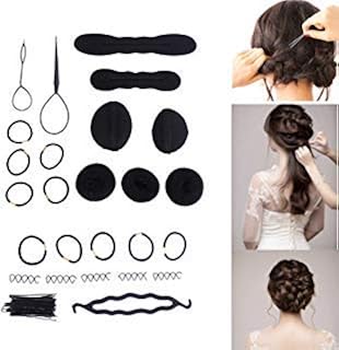 Hair Styling Accessories, Fashion Women Magic Hair Twist Styling Accessories Hairpins Bun Maker Braid Tools Kit