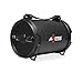 AXESS SPBT1040 Portable Bluetooth 2.1 Hi-Fi Cylinder Loud Speaker with Built-In 6" Sub and FM Radio, SD Card, USB, AUX, 6.5mm Inputs in Black (2x Wired Mics Included)
