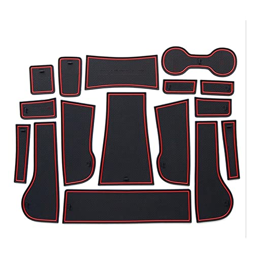 Tapis anti-dérapant de fente de porte rouge pour Buick Excelle 2018-2020