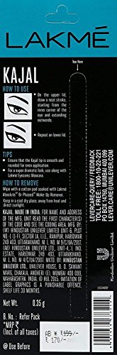 Image of Lakme Eyeconic Kajal, Black /Blue, 0.35g