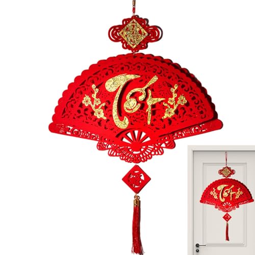 Decorazioni di Capodanno vietnamita, Decorazione di Capodanno lunare vietnamita Ornamento fortunato Decorazioni rosse per il festival di primavera | Ornamento di decorazioni pendenti
