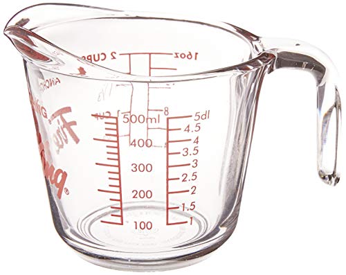 Anchor Hocking Fire-King 16 Oz Glass Measuring Cup #TOP2