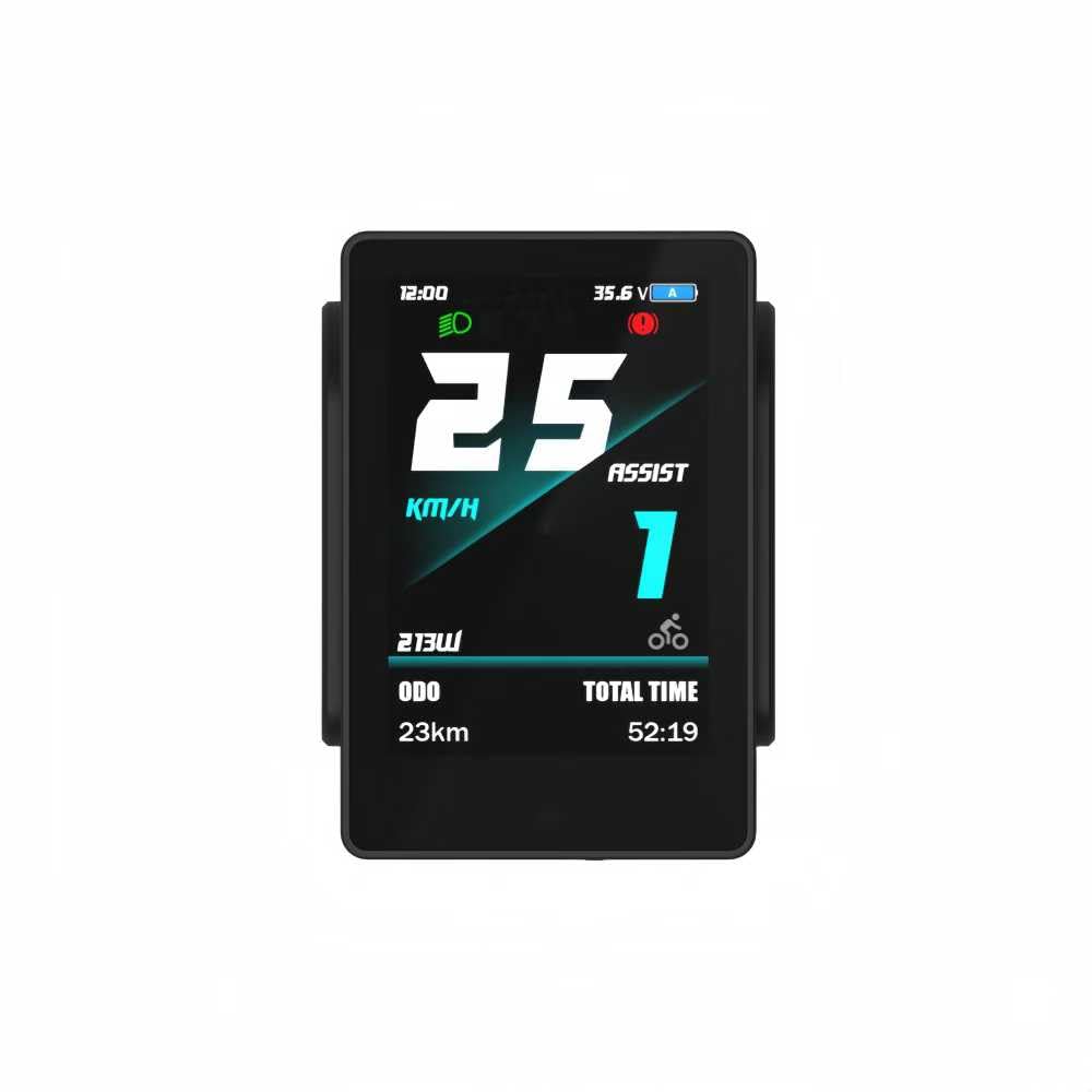 Panel de visualización del Controlador de Bicicleta eléctrica DPC101, Color, para Bicicletas, con Puerto Tipo C, velocímetro para ciclocomputador E, para Motores de transmisión INT